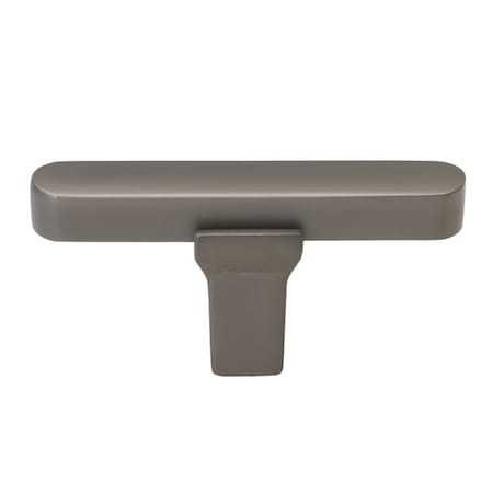 Gliderite Hardware 2-1/4 in. Center to Center Solid Flat T Knob Graphite Gray, 5PK 4842-T-GPH-5